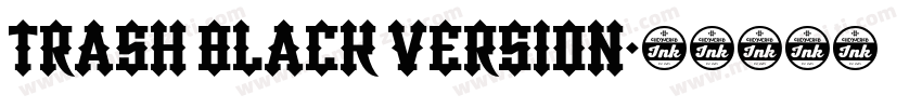 Trash Black Version字体转换